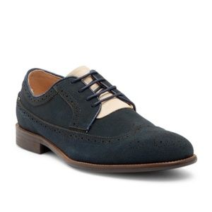 Vintage Foundry Ledge Hill Longwing Derby Suede